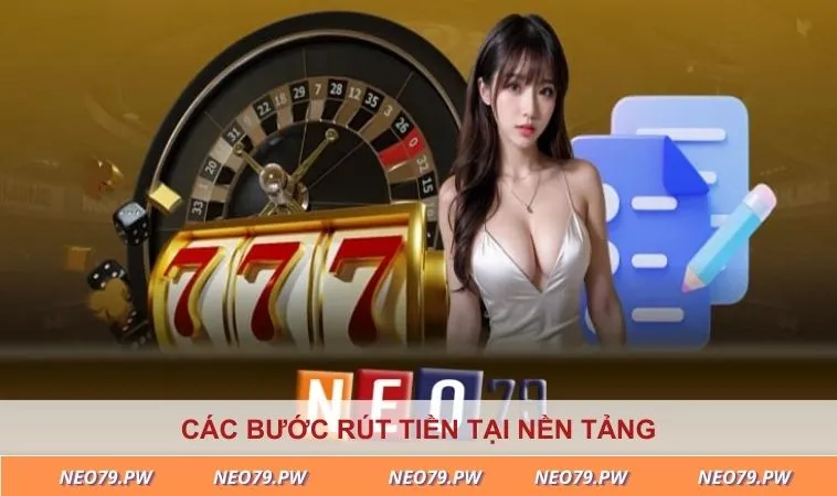 Các bước rút tiền tại nền tảng