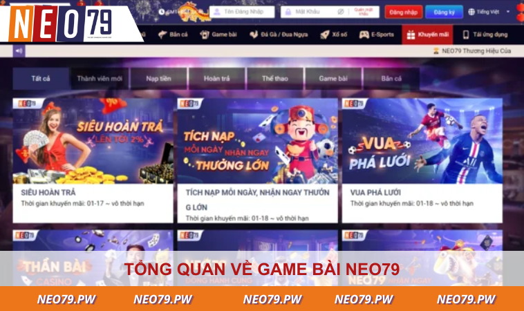 Tổng quan về game bài NEO79